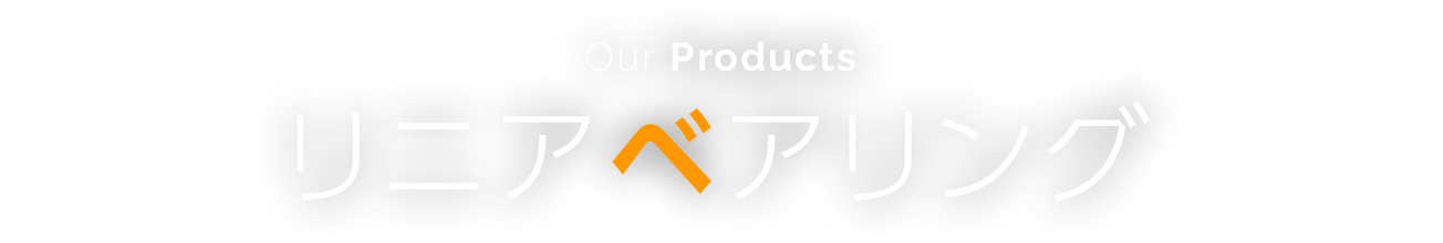 Our Products | リニアベアリング